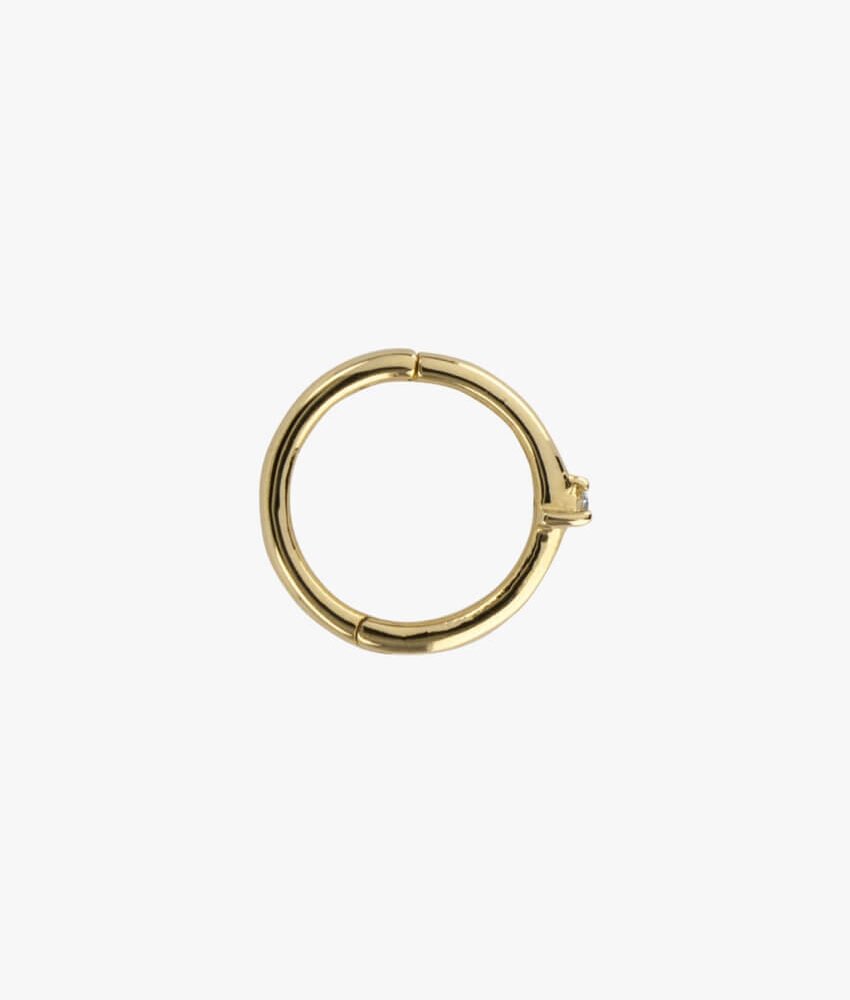 Diamond Hoop Earrings