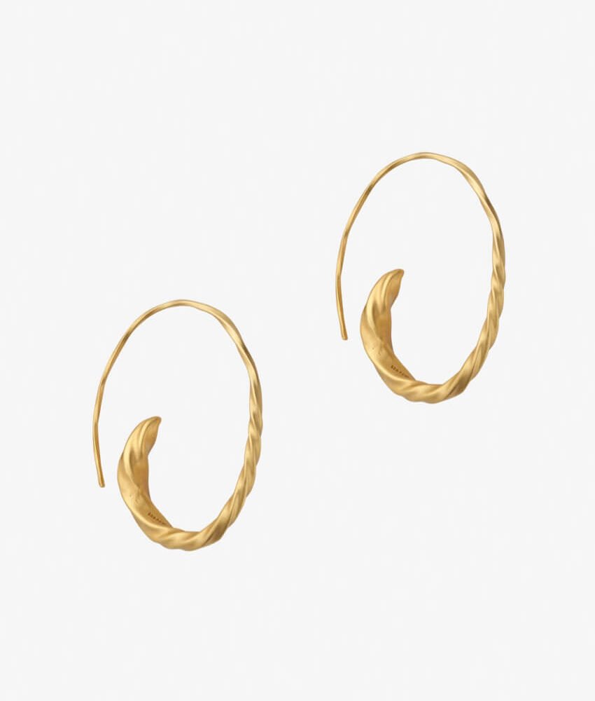 Large Asymmetric Earrings